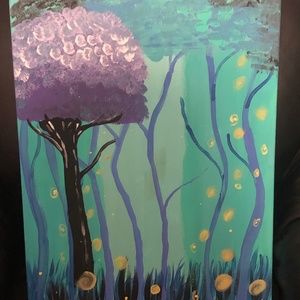 Hand painted acrylic painting